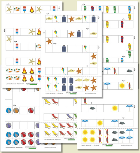 Letnie sekwencje - 4 elementy