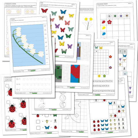 Wiosenne zadania. 5-6 lat