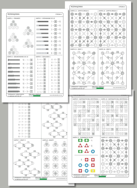Odpowiedzi do zadań – dodawanie i odejmowanie w zakresie 0–10