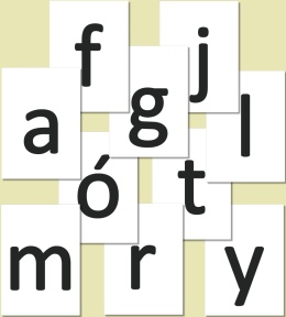 Małe litery alfabetu polskiego w czcionce Calibri – przykładowe 10 liter