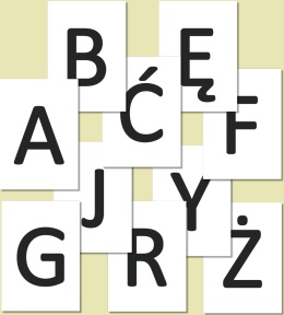 Wielkie litery alfabetu polskiego w czcionce Calibri – przykładowe 10 liter