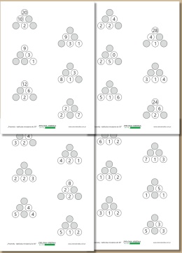 Zestaw PDF: tabliczka mnożenia do 30 – piramidy