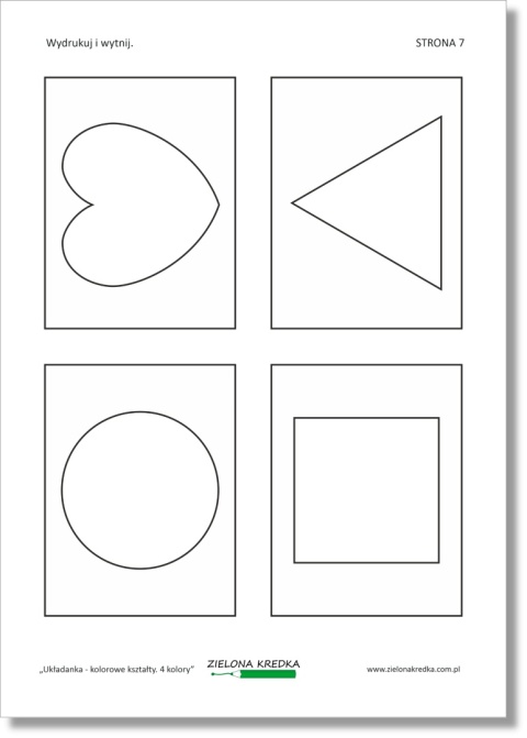 Białe ramki do układanki edukacyjnej, do dopasowania na planszy